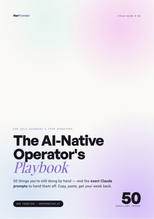 The AI-Native Operator's Playbook
